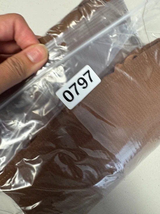 Workhall Brown Sleeveless Relaxed Fit Jumpsuit Tie Waist Wide Leg Minimalist - Picture 15 of 16